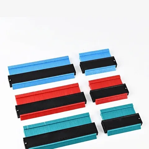 ABS Plastic Contour Gauge Profile Measuring Tool Irregular Shape Duplicator For Woodworking Tile Laying Construction DIY Template Gauge