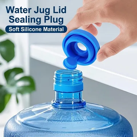 Tapa de Sellado de Cubo de Agua de Silicona Universal Reutilizable a Prueba de Polvo y Fugas Cubierta de Cubo para Agua Embotellada Hogar Oficina