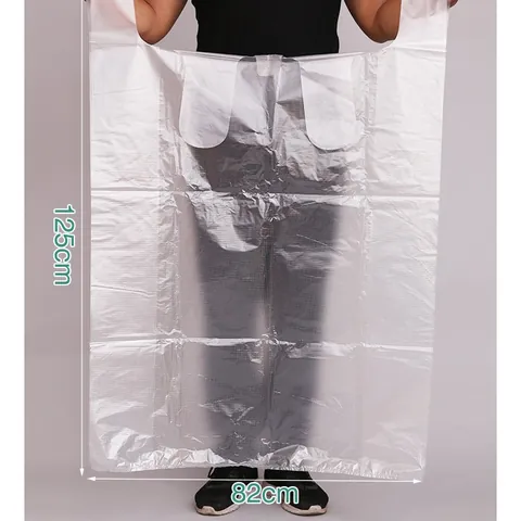 Extra Large Moving Packing Bags Heavy Duty Vest Handle Clothing Quilt Storage Pouches Moisture Proof Plastic Storage Bags