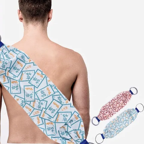 Exfoliating Back Scrubber For Shower Rayon Long Strip Bath Towel Deep Cleaning Body Washcloth For Men And Women Bathroom Accessories