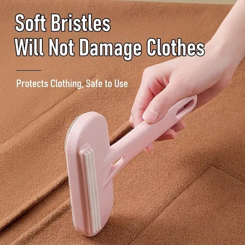 Double Sided Lint Remover Manual Hair Ball Trimmer Portable Static Hair Removal Brush For Clothes Bed Sheets Home Cleaning Tool