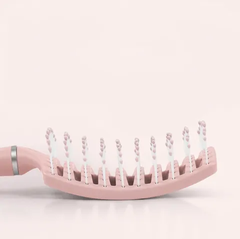 Spazzola per Capelli Ventilata Curva Professionale per Massaggio Cuoio Capelluto Pettine a Scheletro in ABS per Styling Volumizzante Spazzola Districante Unisex