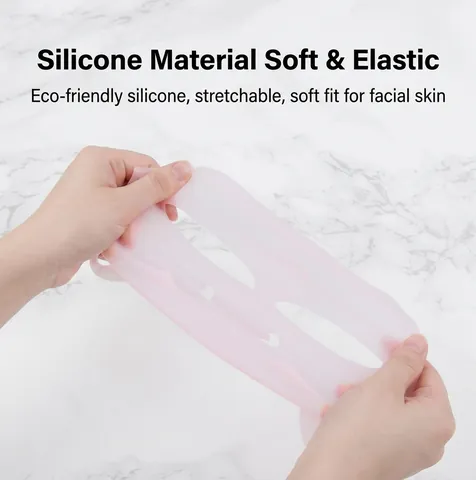 Herbruikbare Siliconen Masker Cover 3D Oorhaak Ontwerp Gezichtswikkel Voorkom Essentieverdamping Waterdichte Masker Cover Schoonheidstool