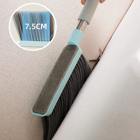 Long Handle Household Bed Cleaning Brush Soft Bristles Duster for Sofa Carpet Bedroom Sheets Plastic Dust Removal Tool