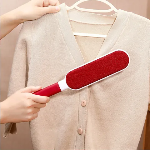 Portable Double Sided Static Lint Remover Brush For Clothes Pet Hair Dust Reusable Manual Cleaning Tool Home Supplies