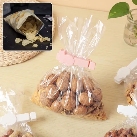 Juego de 3 Clips de Sellado de Alimentos de Forma Animal Creativa Selladores de Bolsas de Plástico PP a Prueba de Humedad Para Almacenamiento de Aperitivos Té Organización de Cocina