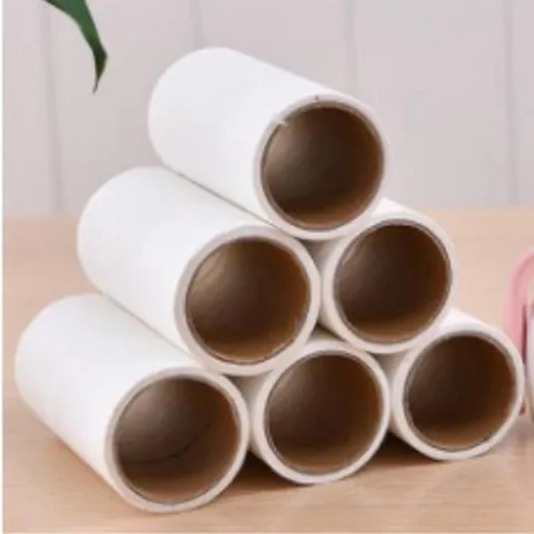 Portable Lint Roller For Pet Hair Clothes Sticky Dust Remover With Oblique Tear Refill Ergonomic Handle Household Cleaning Tool