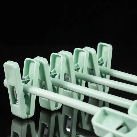 Adjustable Plastic Pants Hangers With Clips Stackable Non-Slip Skirt Hangers Space Saving Closet Storage Hangers For Adults Home
