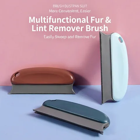 Pet Hair Remover Brush Double-Sided Lint Remover For Dog Cat Fur Grooming Tool Furniture Carpet Clothes Cleaning Massage Comb