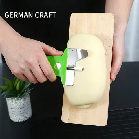 Shanxi Sliced Noodles Dough Tray Board Wood Kitchen Tool With Aluminum Alloy Handle Commercial Thickened Pasta Making Board