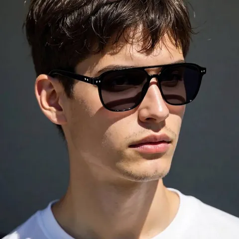 Retro Unisex Aviator Sunglasses UV400 Protection Double Bridge Classic Fashion Sunglasses For Outdoor Driving Personal Eyewear