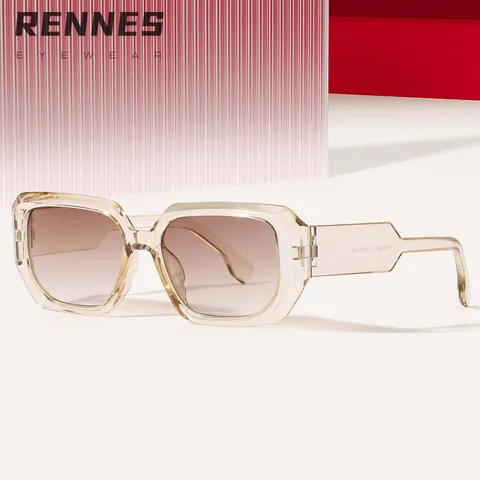 Square Frame Sunglasses For Men Women Retro Wide Temple UV400 Protection PC Frame AC Lens Fashion Classic Outdoor Eyewear