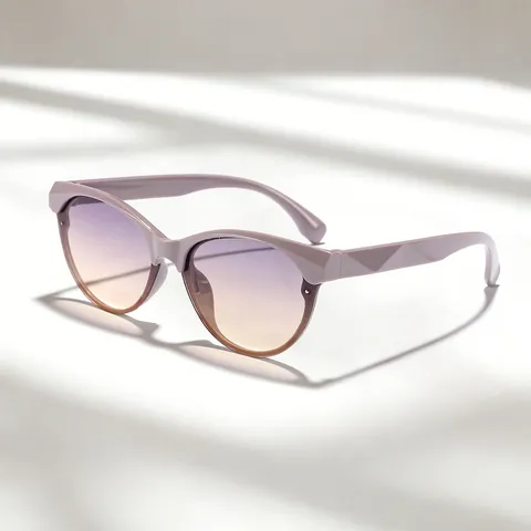 European Elegant Cat Eye Sunglasses For Women PC Gradient Lens Retro Fashion UV Protection Street Streetwear Outdoor Sun Glasses