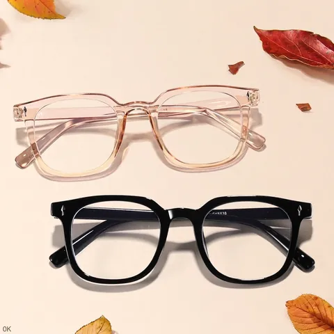 Retro Square Rice Nail Sunglasses For Women Men Korean Style Ins Fashion Sunshade Glasses Polycarbonate Frame Acrylic Lens
