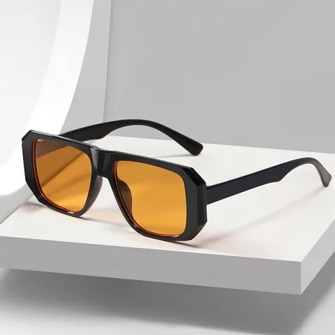Vintage Square Sunglasses For Women Men Fashion Small Frame Retro Street Style UV400 PC AC Sunglasses For Outdoor Daily Wear