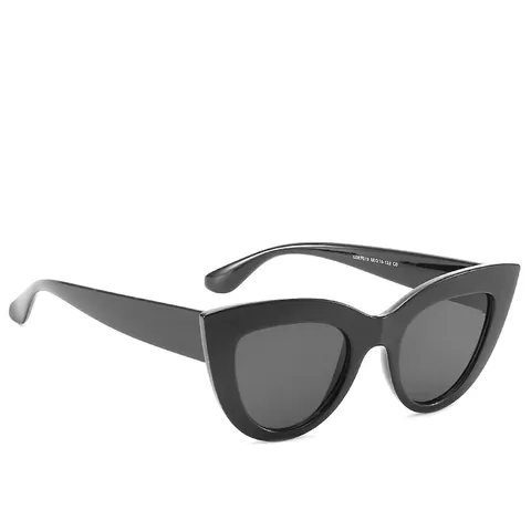 Gafas de Sol de Ojo de Gato Vintage para Mujer Protección UV400 Montura de PC Lente de AC Retro Estilo Occidental Moda Gafas