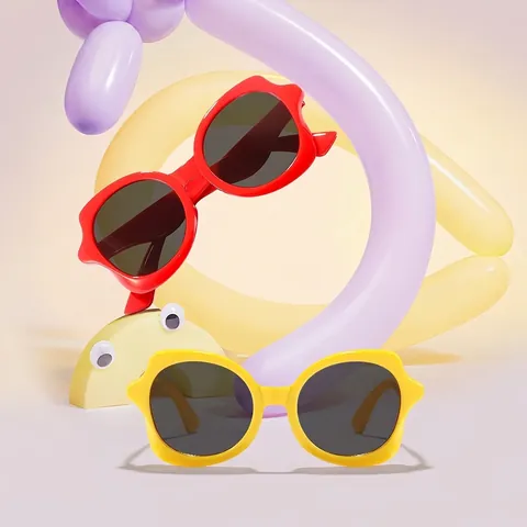 Kids Irregular Star Shaped Sunglasses Candy Color Outdoor UV400 Sunshade Eyewear For Children Toddlers Fashion Streetwear Sunglasses