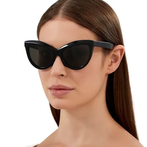 Lunettes de Soleil Rétro Oeil de Chat pour Femmes Mode Streetwear Protection UV400 Monture PC Verre AC Légères Élégantes pour Extérieur Voyage