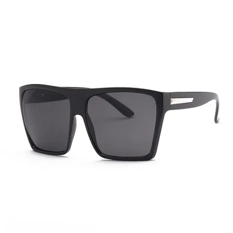 Fashion Oversize Quadratische Sonnenbrille Breite Bügel UV400 PC Rahmen AC Linse Street Style Shades für Damen Herren