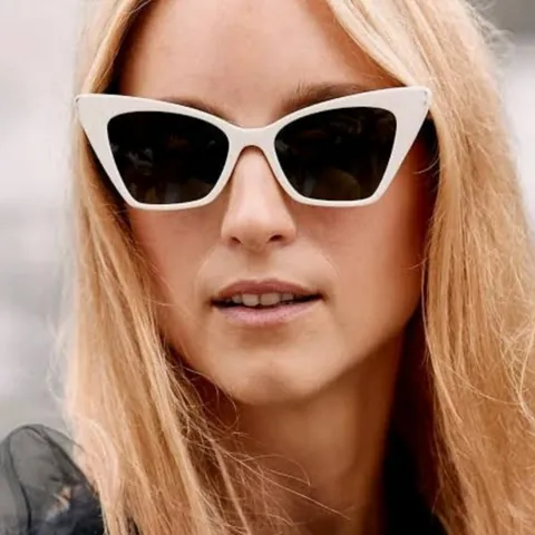 Retro Cat Eye Sunglasses for Women Vintage Fashion UV400 Protection Street Style Streetwear Accessories for Party Stage Fashion Wear