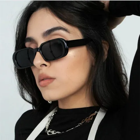 Retro Small Square Sunglasses For Men Women Fashion European American Street Style UV400 Protection PC Frame Square Eyewear