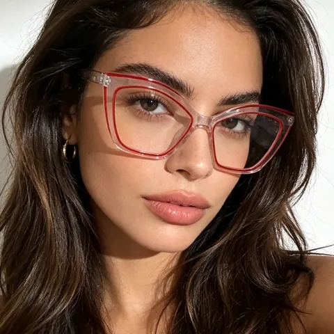 Vintage Cat Eye Sunglasses Women Narrow Frame Square Retro UV400 Protection Fashion Sun Glasses Trendy Outdoor Eyewear