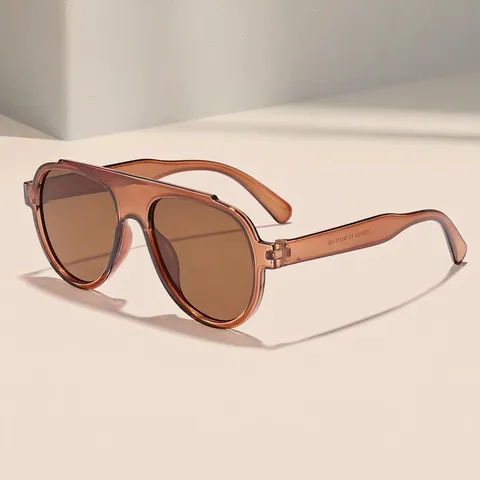 Sunglasses Men Oversized Fashion Driving Shades UV400 Protection Square Pilot Frame Ins Style European Outdoor Eyewear