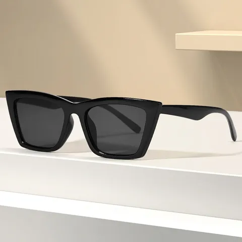 Occhiali da Sole Cat Eye Retro per Donna Vintage Protezione UV Fashion Shades Stile Ins Montatura PC Leggera Lenti AC