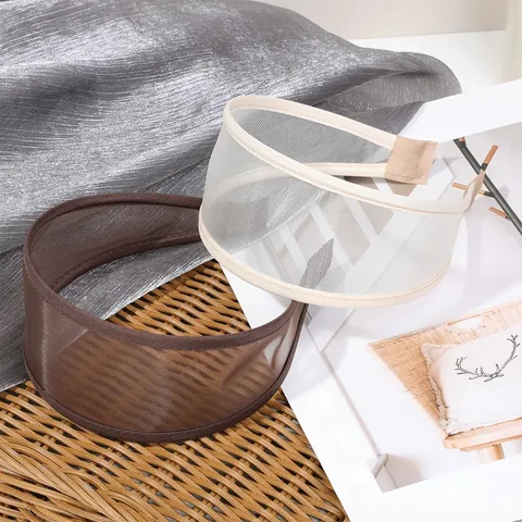 Cerchietto per Capelli Largo in Maglia Stile Vintage Hepburn per Donna Fascia per Capelli Traspirante Elegante Tinta Unita Copricapo Regalo