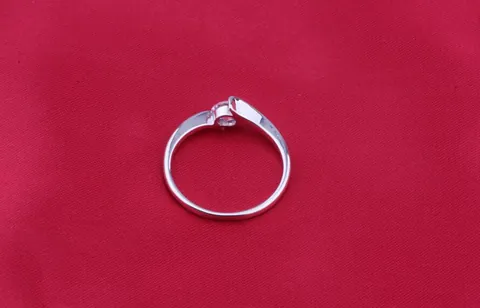 Elegant Copper Bypass Zirconia Ring For Women Simple Korean Style Shining Round Cut Zirconia Wedding Engagement Finger Ring