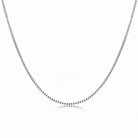 Collier Chaîne Vénitienne en Argent Sterling 925 pour Femmes Minimaliste Plaqué Platine Style Italien Chaîne de Clavicule Bijoux