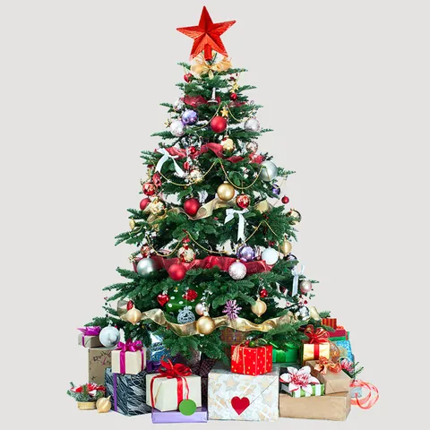 Weihnachtsbaumspitze Stern Dekoration Kunststoff Fünfzackiger Stern Ornament Gold Silber Rot Baumspitze Für Deko