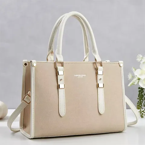 Elegant Large Capacity Women Shoulder Bag Simple Faux Leather Top Handle Tote Bag With Tassel Office Daily Commute Handbag