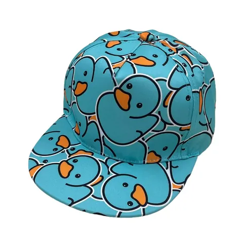 Mode Bedruckt Flat Brim Snapback Baseballkappe Hip Hop Streetwear Polyester Sonnenschutz Hut Für Herren Damen Trend Persönlichkeit