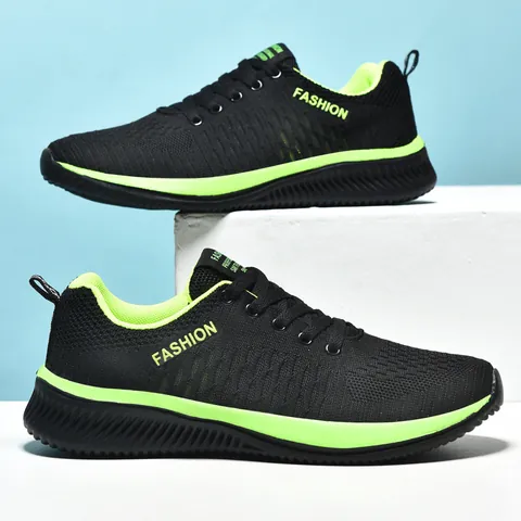 Fly-Knit Low Top Sports Shoes Breathable Couple Casual Running Shoes Fashion Thick Sole Outdoor Training Sneakers For Men Women