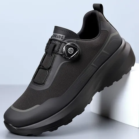 Zapatillas de Deporte para Hombre Luxury Designer Outdoor Con Hebilla Giratoria Cordón Rápido Zapatos de Senderismo Transpirables
