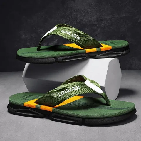 Infradito Casual da Uomo Sandali da Spiaggia all'Aperto Estivi Antiscivolo in EVA PVC Louluen Style Scarpe da Vacanza