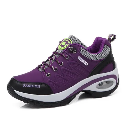 Zapatos Deportivos Casuales para Mujer Antideslizantes Suela Gruesa Cojín Aumento Estatura Zapatos de Caminar Outdoor Mesh