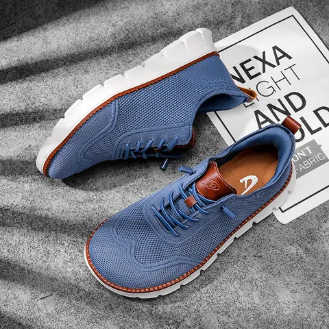 Chaussures de Marche Homme Large Zone Orteils Sneakers Pieds Nus Maille Respirante Légères Casual Sportives pour Pieds Larges