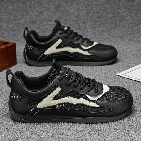 Sneaker da Uomo in Mesh Traspirante Estiva Suola Morbida Leggera Stile Forrest Gump Scarpe Sportive Casual da Corsa Moda