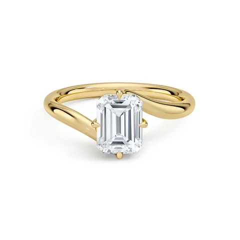 925 Sterlingsilber Ring Für Damen Herren Zirkonia Smaragdschliff Geometrischer Fingerring Galvanisierter Minimalistischer Modeschmuck