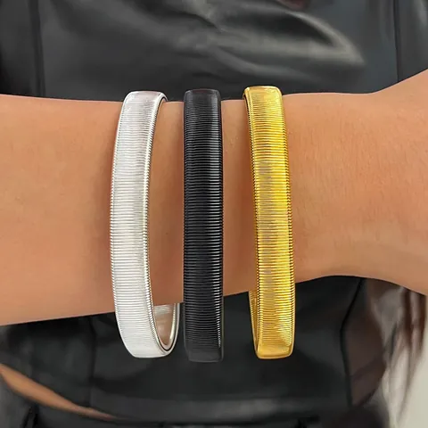 Metal Elastic Sleeve Garters For Men Shirt Armbands Spring Armlets Cuff Holders Business Accessory