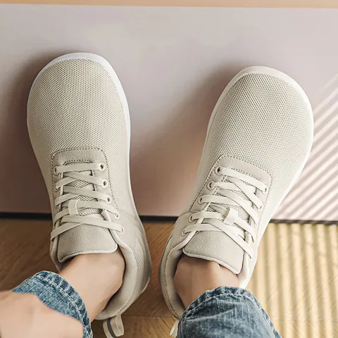 Barefoot Shoes Men Women Wide Toe Box Zero Drop Fly-knit Sneakers Lightweight Breathable Walking Shoes Minimalist Casual Athletic Footwear