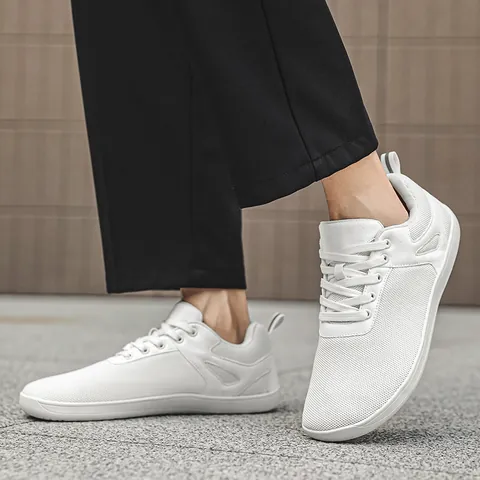Barefoot Shoes Men Women Wide Toe Box Zero Drop Fly-knit Sneakers Lightweight Breathable Walking Shoes Minimalist Casual Athletic Footwear