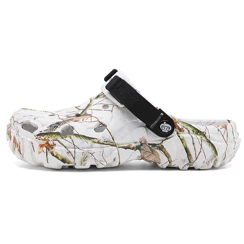 Men Women Camouflage EVA Clogs Lightweight Breathable Outdoor Beach Sandals Two-Way Strap Casual Garden Shoes Garden Clogs