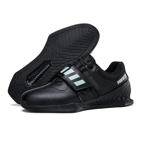 Professional Weightlifting Shoes For Men Women Non-slip Powerlifting Squat Training Shoes Microfiber Leather Rubber Sole Sneakers
