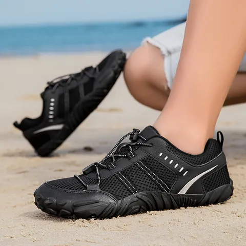 Men Five Finger Wading Shoes Breathable Mesh Quick-Dry Water Shoes For Hiking Beach Snorkeling Outdoor Anti-Slip Hiking Shoes