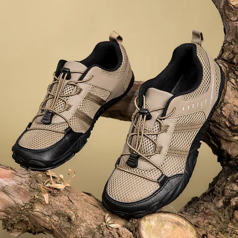 Men Five Finger Wading Shoes Breathable Mesh Quick-Dry Water Shoes For Hiking Beach Snorkeling Outdoor Anti-Slip Hiking Shoes