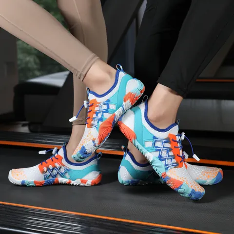 Uomo Donna Scarpe da Guado a Cinque Dita Asciugatura Rapida Multifunzionale Outdoor Acqua Spiaggia Sport Sneaker Traspirante Antiscivolo Escursionismo Nuoto Scarpe