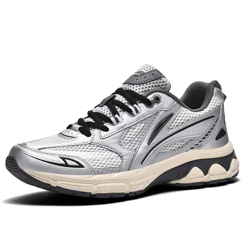Retro Mesh Ademende Dad Schoenen Dikke Zool Platform Hardloopsneakers Voor Heren Dames Casual Sport Outdoor Schoenen